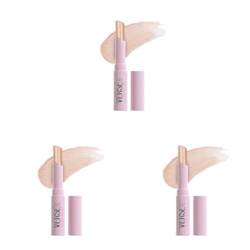 Image of Swiss Beauty Jelly Verse Eyeshadow Glow Stick | Rich Colour Payoff | Crease-Proof | Sparkling Shine | 6 Stellar Shades | Shade- 5. Orbit Gleam, 3g (Pack of 3)