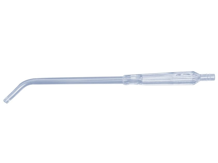 SVAS BIOSANA 28173 Cannula Yankauer con Punta Aperta e Tubo di Aspirazione, 25cm Tubo, Sterile, Confezioni da 50