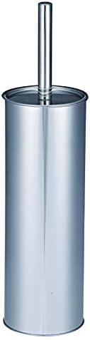 FurnitureXtra Classic Style Powder Coated Epoxy Steel Toilet Brush Holder (Grey)