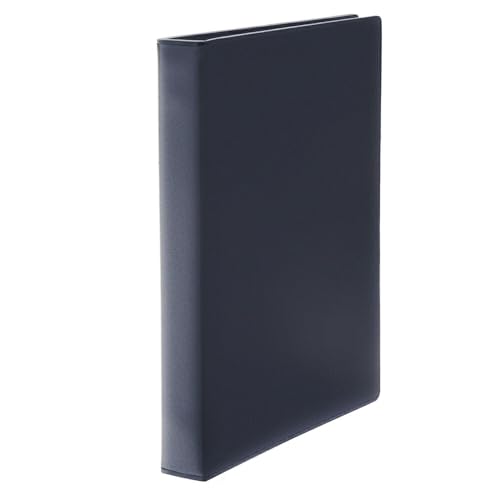 Amazon | コレクト リングバインダー 本革調 B5-L KOVA B5 26穴 紺 F