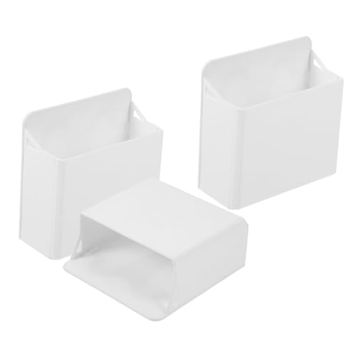 DIYEAH 3 Pièces Boîte de Rangement Stylo Aimantée avec Ventouses Organisateur Multifonction pour Marqueurs de Tableau Blanc sur Verre et Carrelage Support pour Bureau et Salle de Classe