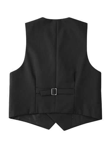 Boys School Uniform Clothes Kids Waistcoat Formal Suit Vest for Wedding Birthday Party4