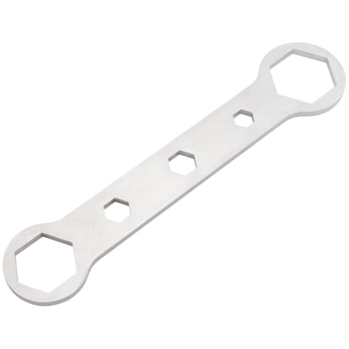 Image of TUSK Racer Axle Combo Wrench, Hardened Steel 6-Point Axle Nut Tool (19 /24)