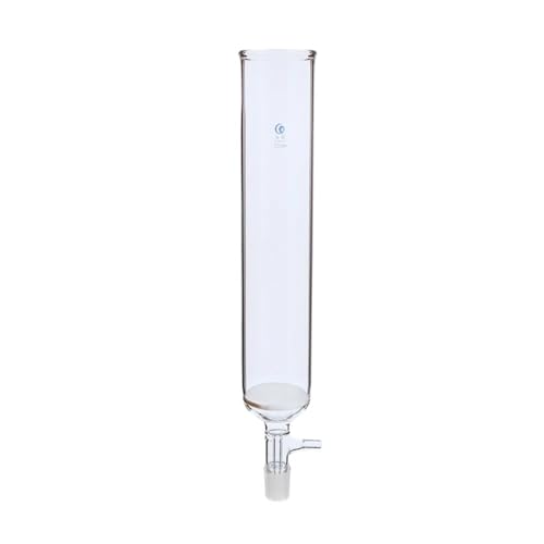 Colonne chromatographique en verre de laboratoire avec joint givré 19# haute précision