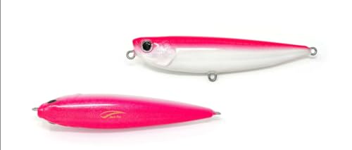 Salt Dog 85 Pink Marlin Blue leurre de surface stickbait bar et carnassiers
