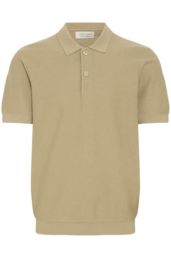 CASUAL FRIDAY CFEdward Herren Poloshirt Polohemd Shirt Baumwollmischung Relaxed Fit, Farbe: Tree House (170630), Größe: L