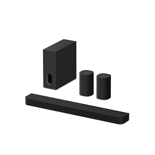 Image of Sony BRAVIA Theater Bar 7 Sound Bar (HT-A7100) with Sub 7 Wireless Subwoofer (SA-SW7) and Rear 8 Wireless Rear Speakers (SA-RS8) Bundle