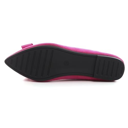 Image of SAILING LU Women's Bow-Knot Pointed Toe Ballet Flats