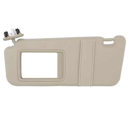 NHILES Left Driver Side Sun Visor Fits for Toyota Camry 2007 2008 2009 2010 2011 Replacement Sun Shade with Light # 74320-33F00-E0 (Beige)
