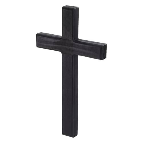 Cruz de pared 28x16cm de madera religiosa para decoración de hogar y altar