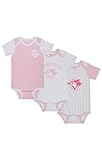 MLB 3-Pack Bodysuits-Pink & White (18-24 Months)