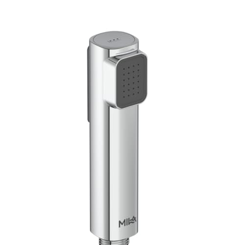 Image of Mila Health Faucet Duo | ABS Chrome Handheld Bidet Spray| Modern Jet Spray for Toilet Hygiene | Anti-Slip Grip, Leak-Free, Easy Install | Bathroom Fitting