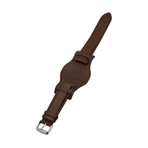 Bracelet montre cuir 20mm anti-allergie aux métaux pour un confort quotidien