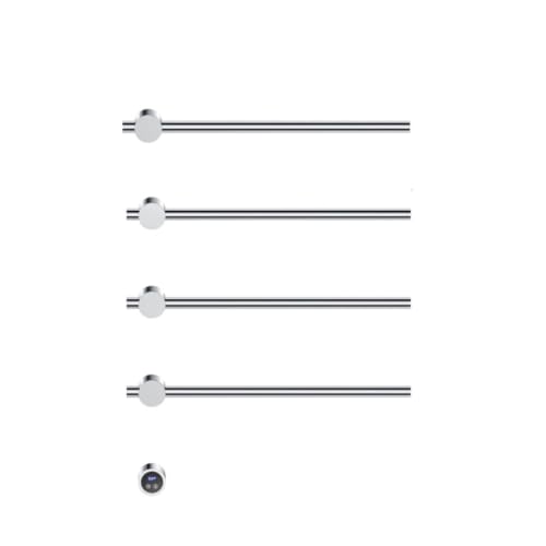 Sèche-serviettes électrique en acier SUS304 chromé brillant d'une qualité durable - 2