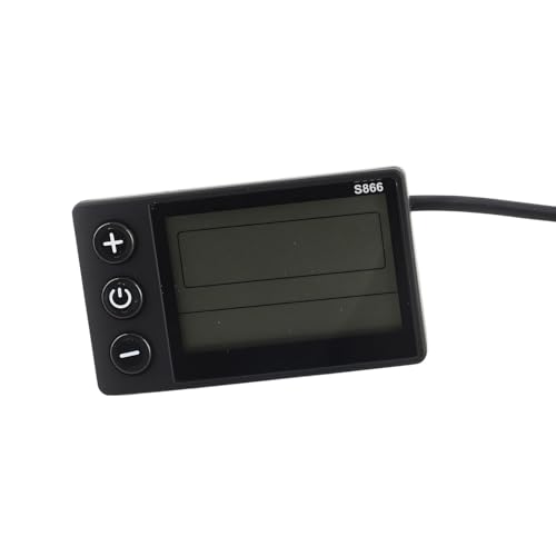 GOWENIC S866 �d�����]�� LCD �f�B�X�v���C�A�������₷�����[�^�[�A�y�� ABS �f�ށA�o�b�N���C�g�t�����ʃp�l���AIP65 �h���A24V 36V 48V �X�N�[�^�[�p ? �T�C�N�����O���D�ƂɍœK