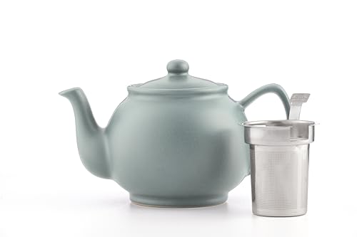 Price & Kensington Stoneware Teapot Grey Matt 6 Cup (1100ml)