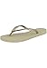 Havaianas Slim, Infradito Donna, Oro (Grey Sabbioso/Leggero Dorato), 35/36 EU