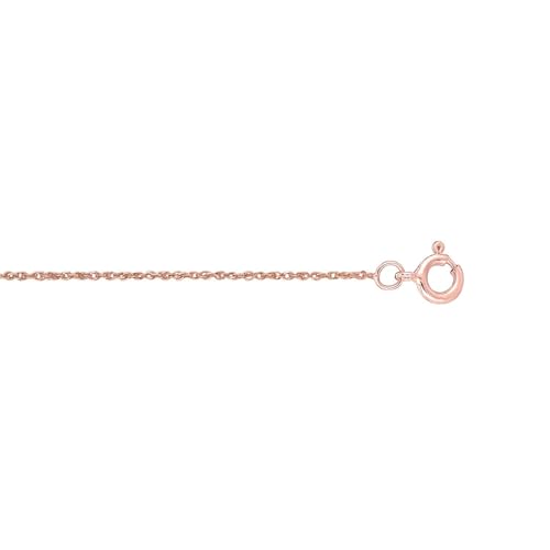 Jewelry Affairs 14k Rose Gold Rope Chain Necklace, 6mm2