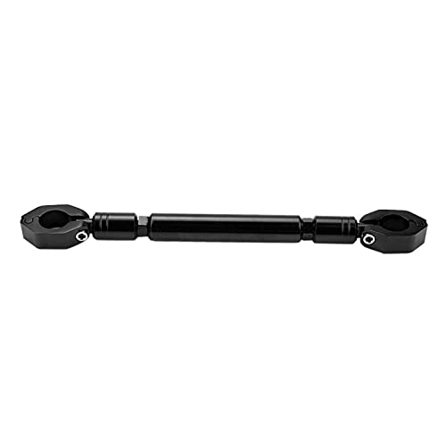 Yctze pour barre d'équilibre de moto pour barre de guidon moto pour grand guidon Modification de voiture en alliage d'aluminium moto équilibre guidon barre transversale accessoires (noir)
