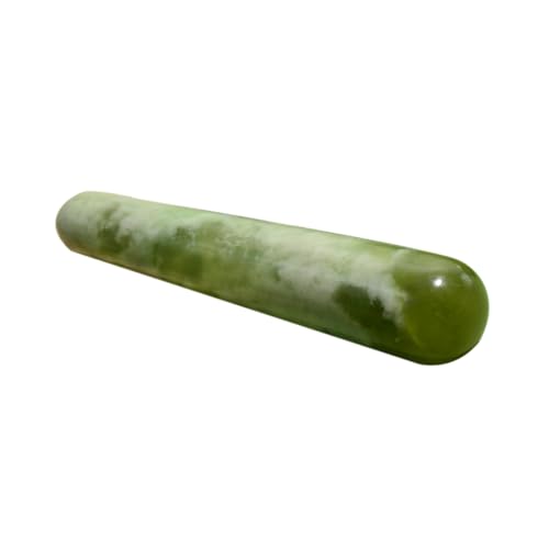 GOOHOCHY Jadeitowy Stik Do Masażu Akupresury Ergonomiczny Narzędzie Do Masażu Punktów Akupunkturowych Dla Ciała i Stóp Idealny Relaksacji i Łagodzenia Bólu Po Długim Dniu