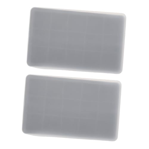 Set 2 cubeteras de silicona con tapa flexible miniatura 1