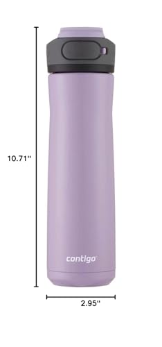 Contigo Cortland Chill 2.0 24oz. Insulated Stainless Steel Water Bottle with AUTOSEAL Lid Lavender