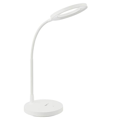 Amazon Basics 9W, Dimming Halo Rechargeable LED Table Lamp, 3 Colors (Cool Day Light, Neutral White and Warm White), Pack of 1 Amazon Basics 9W, Dimming Halo Rechargeable LED Table Lamp, 3 Colors (Cool Day Light, Neutral White and Warm White), Pack of 1
