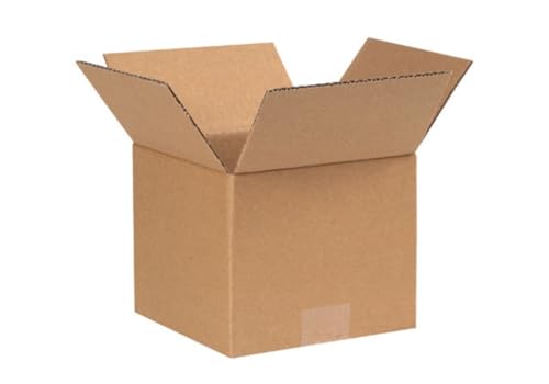 Image of Secure Seal - 7x7x6 Pack of 25 Corrugated Cardboard Packing Shipping Mailing Moving Carton Boxes