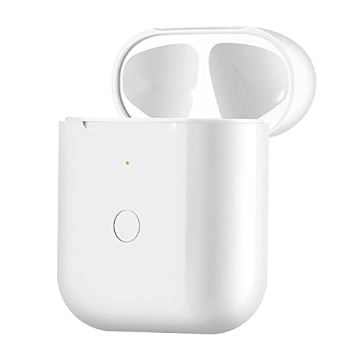 Saliop Charging Case Replacement Original Compatible with Air Pods 1st & 2nd Generation, Wireless Charger Case with Sync Button Bluetooth Pairing, Built in 450mAh Battery, Wired & Wireless Charging Saliop Charging Case Replacement Original Compatible with Air Pods 1st & 2nd Generation, Wireless Charger Case with Sync Button Bluetooth Pairing, Built in 450mAh Battery, Wired & Wireless Charging