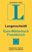 Langenscheidts Eurowörterbuch, Französisch, Sonderausgabe 3468121520 Book Cover