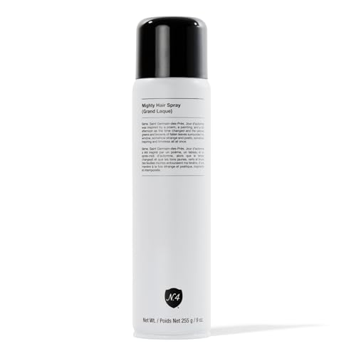 Number 4 Mighty Hair Spray. Hair Spray for Women and Men. Flexible & Weightless Formula. Non-Flaking, Brushable, 9 oz