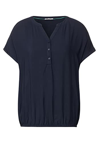 CECIL Damen B343893 Shirtbluse, deep Blue, XX-Large