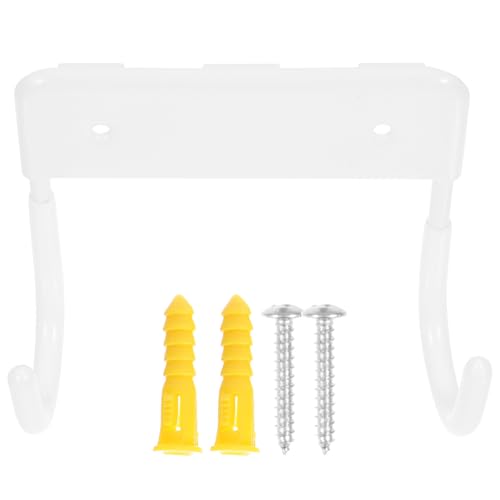 IMIKEYA Support Mural pour Planche à Repasser en Fer Blanc Crochet de Rangement Robuste Étagère Suspendue Compacte pour Buanderie Porte-Fer à Repasser Multifonction Organisation