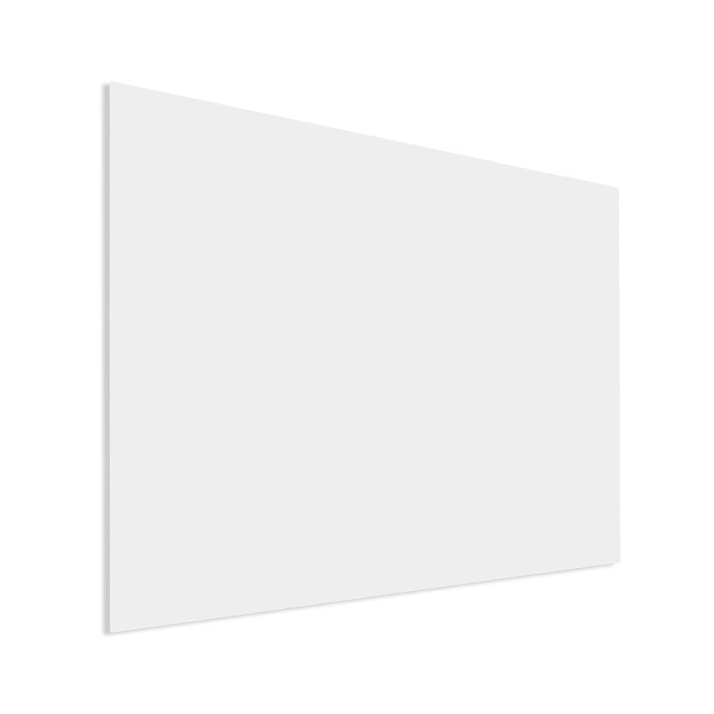 IVOL Designerska szklana tablica premium – magnetyczna tablica szklana z ukrytym montażem – tablica magnetyczna (90 x 120 cm, biała)