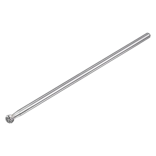 Fresa de carburo bola doble corte cabeza 8mm 150mm