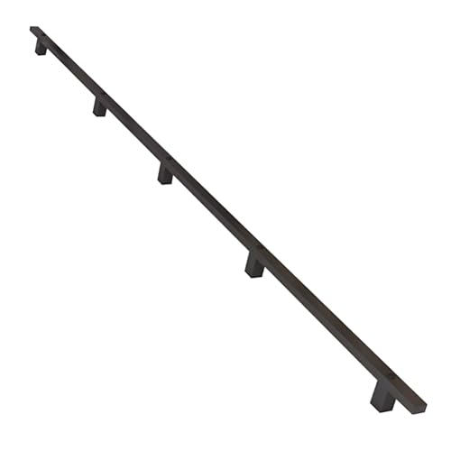 Rampe d'escalier en fer forgé noir au design épuré pour un intérieur élégant - 2