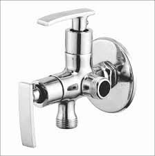 MDMINFY 2 IN 1 ANGLE COCK Twin Elbow Valve Faucet (Wall Mount Installation Type)