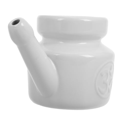 Pot de rinçage nasal en céramique pour votre routine de yoga et soins de santé