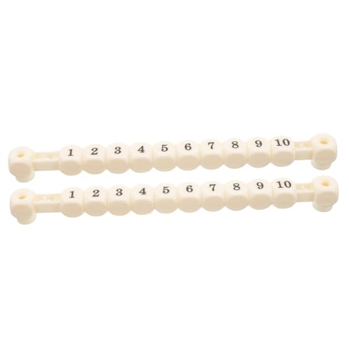 Hemoton 2Pcs Foosball Score Counters Durable Desktop Games Keepers Multipurpose Table Soccer Scorekeepers for Score Recording for Tabletop Football Games