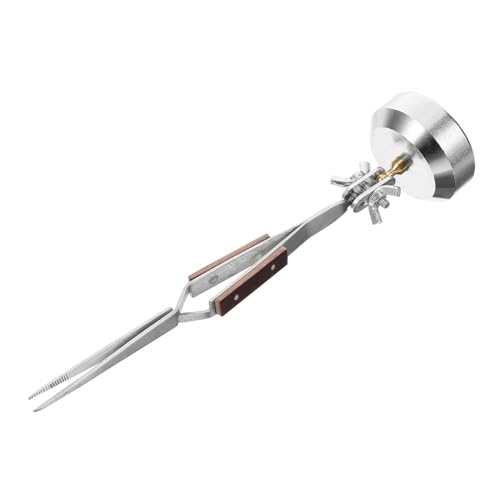 Veemoon Clip di rimbalzo Saldatura degli strumenti di terza mano strumento di saldatura di terza mano pinzetta per saldatura pinzette per saldatura pinzette di gioielli acciaio al carbonio