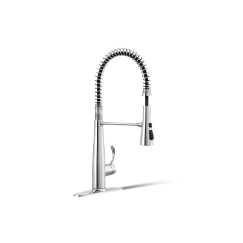 Kohler 22033-CP Kitchen Sink Faucet, Polished Chrome