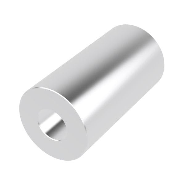 Aluminum Spacer 3/4" OD x 5/16" ID x Choose Your Length, Round Spacer Unthreaded Standoff Bushing Plain Finish, Fits Screws Bolts 5/16" or M8 by Metal