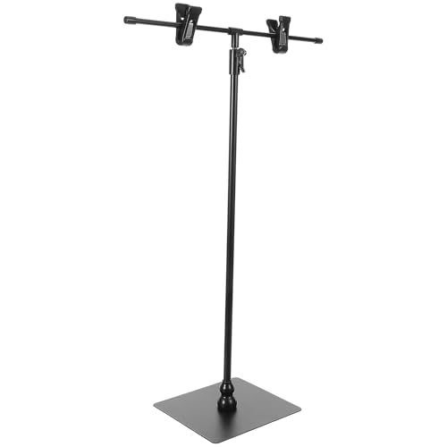 ULTECHNOVO Soporte para Pancarta de Mesa Retráctil en Acero Inoxidable, Soporte para Póster Ajustable Adecuado para Ferias y Puntos de Venta