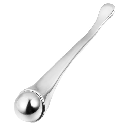 iplusmile Spatule Métallique De Maquillage Cuillère à Masque Facial Outil Facial De Massage Yeux Anti-poches Pour Soin Cutané Quotidien