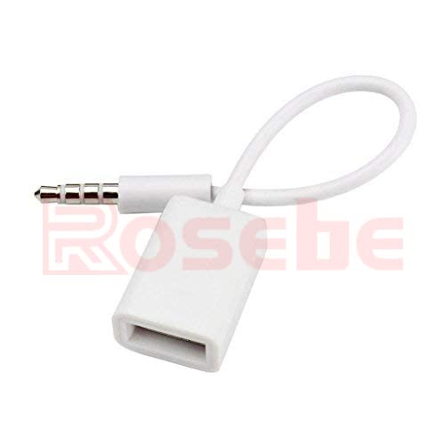 Amazon.co.jp: Rosebe AUX端子からUSB 3.5mmオスAUXオーディオジャック