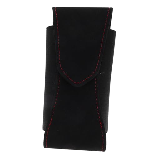 HEALLILY Car Glasses Case Rack Sun Display Cases Trendy Visor Soft Glasses Case Stand Holders Light Chain Glasses Car Holder Foldable Eyeglasses Blue Automatic Multi Turn Fur Black