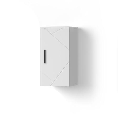 Livinity Badschrank Ronco, Weiß Hochglanz, 30 x 59 cm