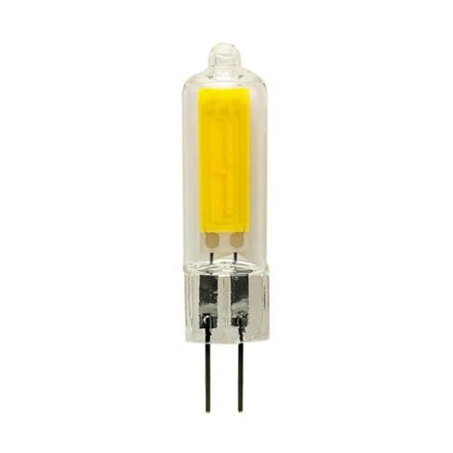 JZLBBC 5W 12V G4 LED COB Bombilla ACDC 12V 7W G4 Bi-Pin Base LED Lámpara Suave Blanco Cálido 3000K Regulable 1PC 5W Coldwhite