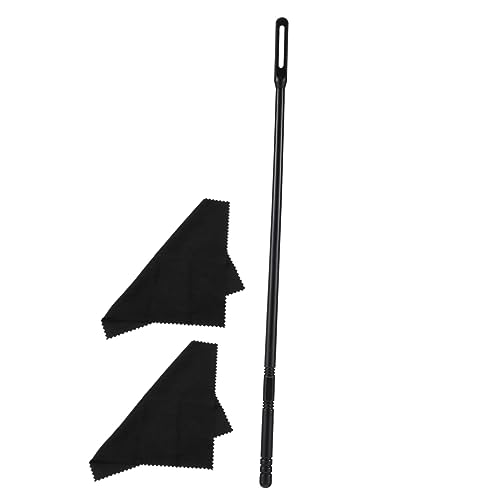 TOGEVAL Complete Flute Cleaning Supplies Rod Cloth Recorder Flute Cleaner for