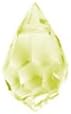 12 Pieces 9x15mm Preciosa Czech Crystal Drop Pendant Faceted Drop Clear Beads
